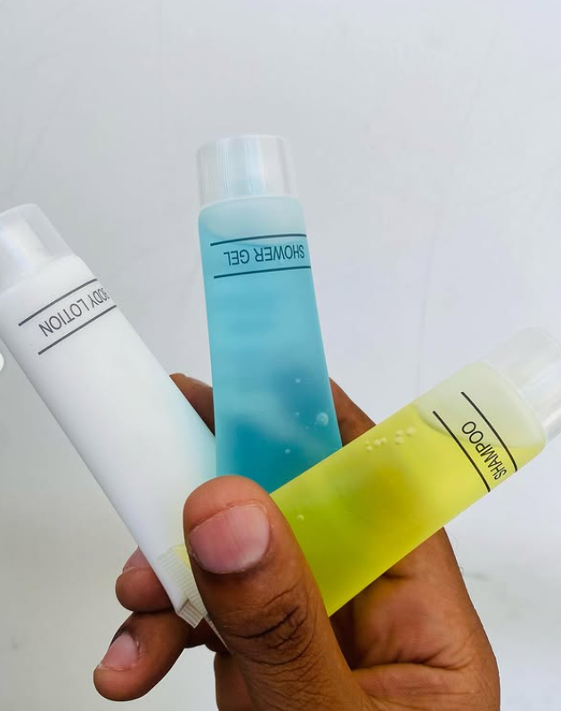 SHAMPOO, SHOWER GEL AND BODY LOTION