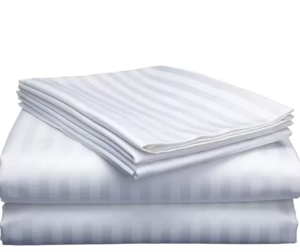 100% – 300TC(Thread Count) Stripe Bedsheets
