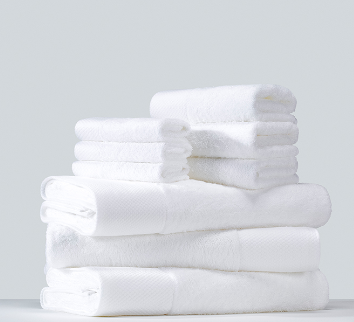 100% COTTON -WHITE BODY TOWELS